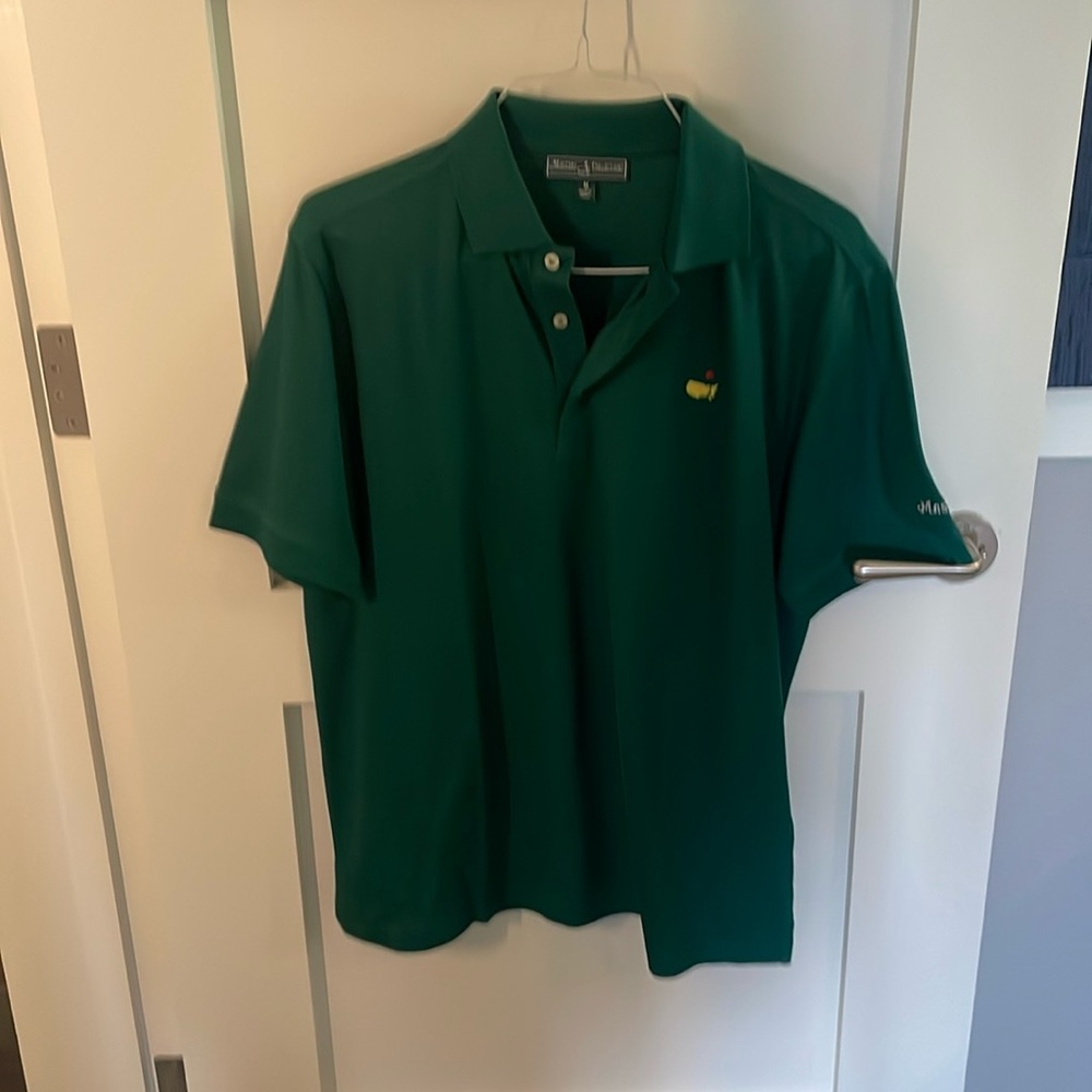 Masters collection green polo size M